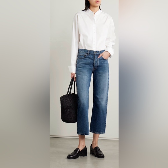 The Row Denim - THE ROW
Lesley cropped straight-leg jeans